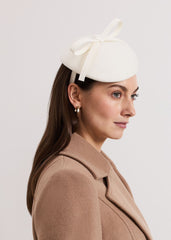 Bow Pillbox - Ivory