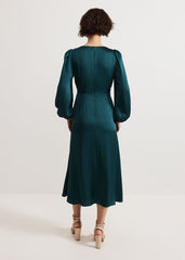 Gracie Sunray Dress - Dark Green