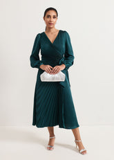 Petite Gracie Dress - Dark Green