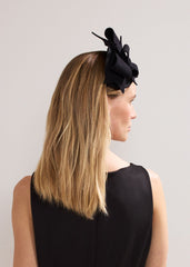 Black Felt Headband - Black
