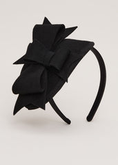 Black Felt Headband - Black