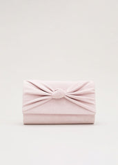 Knot Front Clutch - Pink