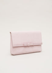 Grosgrain Bow Clutch - Pink