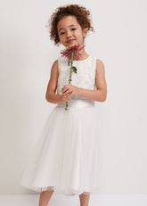 Iris Beaded Dress - Ivory