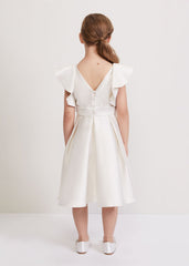 Sydney Satin Dress - Ivory