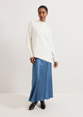 Orla Slip Skirt - Blue