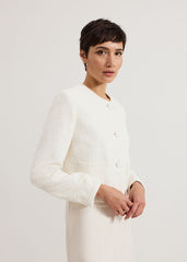 Ripley Boucle Jacket - Ivory