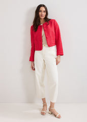 Ripley Boucle Jacket - Coral
