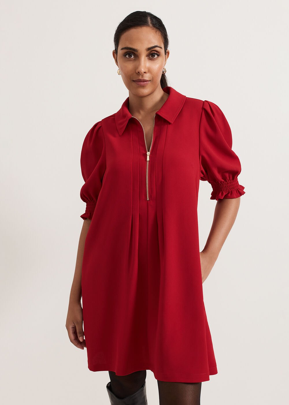 Petite Candice Dress - Red