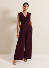 Ayla Jumpsuit - Burgundy