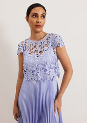 Petite Dana Dress - Pale Blue