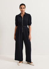 Petite Candice Jumpsuit - Navy