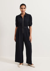 Petite Candice Jumpsuit - Navy