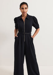 Petite Candice Jumpsuit - Navy