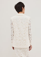 Gracie Lace Blazer - Ivory