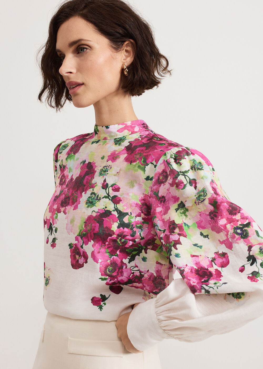 Winnie Floral Top - Multi-Coloured