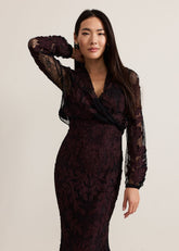 Montee Cover Up - Burgundy