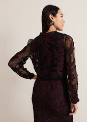 Montee Cover Up - Burgundy