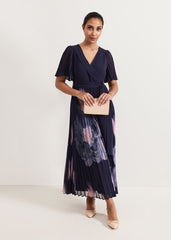 Petite Abigail Dress - Navy