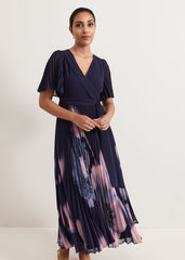 Petite Abigail Dress - Navy