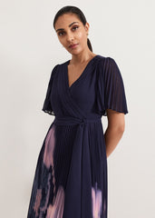 Petite Abigail Dress - Navy