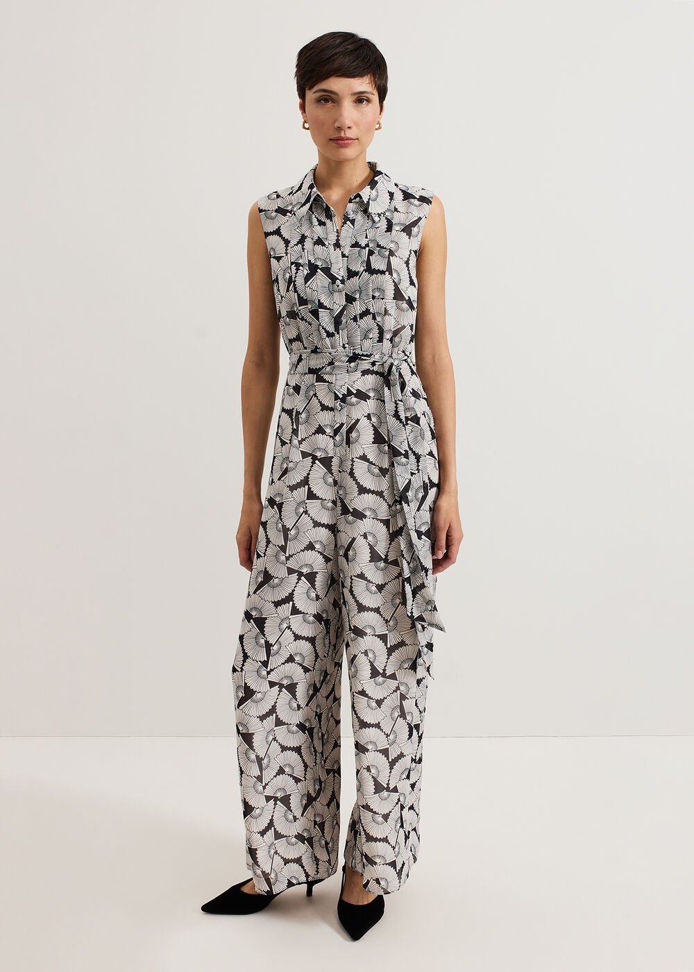 Janine Jumpsuit - Navy/Ivory
