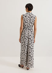 Janine Jumpsuit - Navy/Ivory
