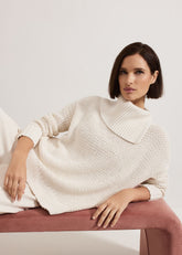 Jean Textured Jumper - Ivory