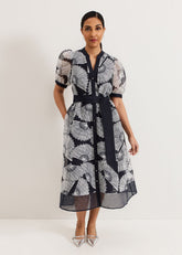 Petite Skylar Dress - Navy