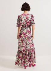 Violet Floral Dress - Multi