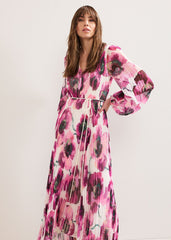Natalia Floral Maxi Dress - Pink
