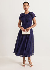 Petite Gwen Dress - Navy