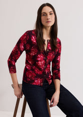 Dani Rose Cardigan - Red