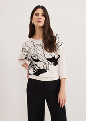 Poppie Studd Top - Black/Ivory
