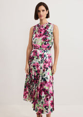 Janina Floral Dress - Multi-Coloured