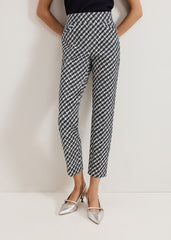 Carmella Trouser - Navy/Ivory