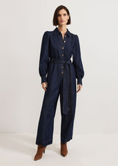 Gemma Denim Jumpsuit - Indigo