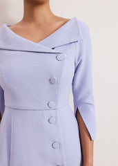 Petite Sienna Dress - Pale Blue