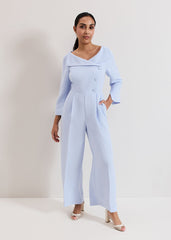 Petite Sienna Jumpsuit - Blue