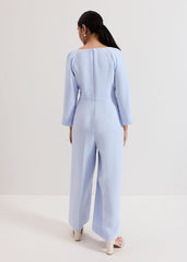 Petite Sienna Jumpsuit - Blue