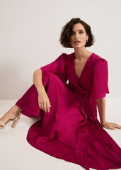 Abbie Textured Dress - Pink