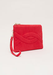 Cross Over Clutch Bag - Pink