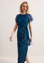 Talia Sequin Dress - Teal