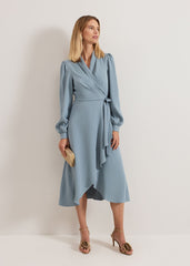 Phillippa Wrap Dress - Eau De Nil