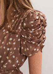 Amy Spot Midi Dress - Multi