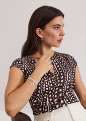 Beaded Bracelet - Silver