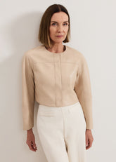 Sylvia PU Jacket - Neutral