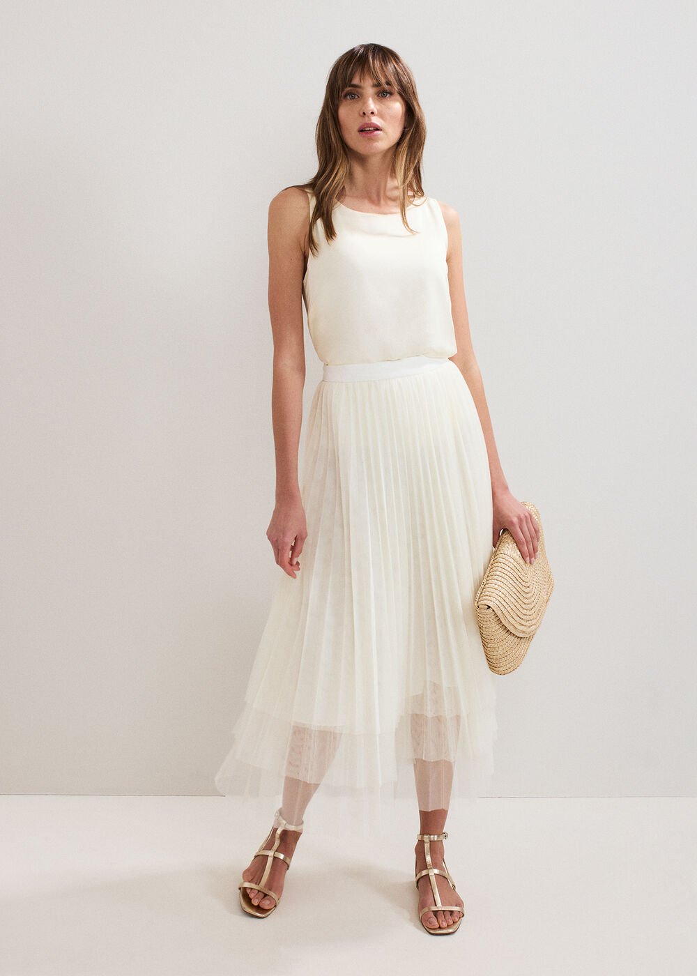 Lila Tulle Skirt - Ivory