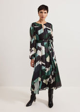 Francesca Midi Dress - Multi-Coloured