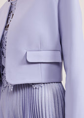 Emma Pocket Jacket - Pale Blue